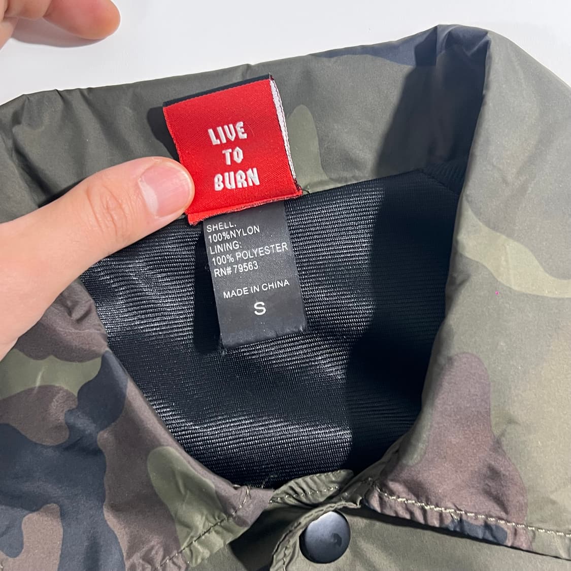 Spitfire Camo Coach Jacket 상품이미지4