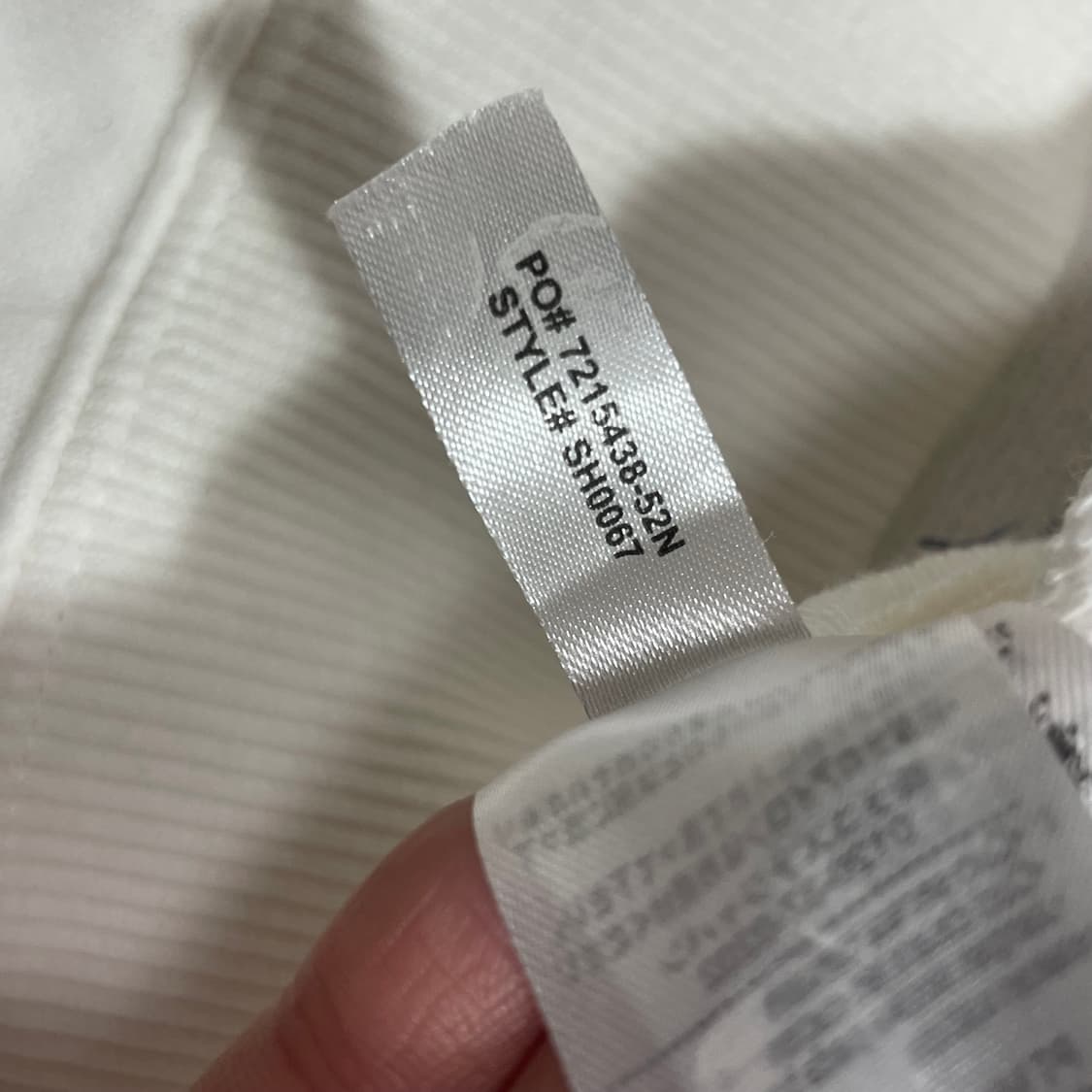 라코스테 시그니처로고 화이트 후드티셔츠 남성M 상품이미지8