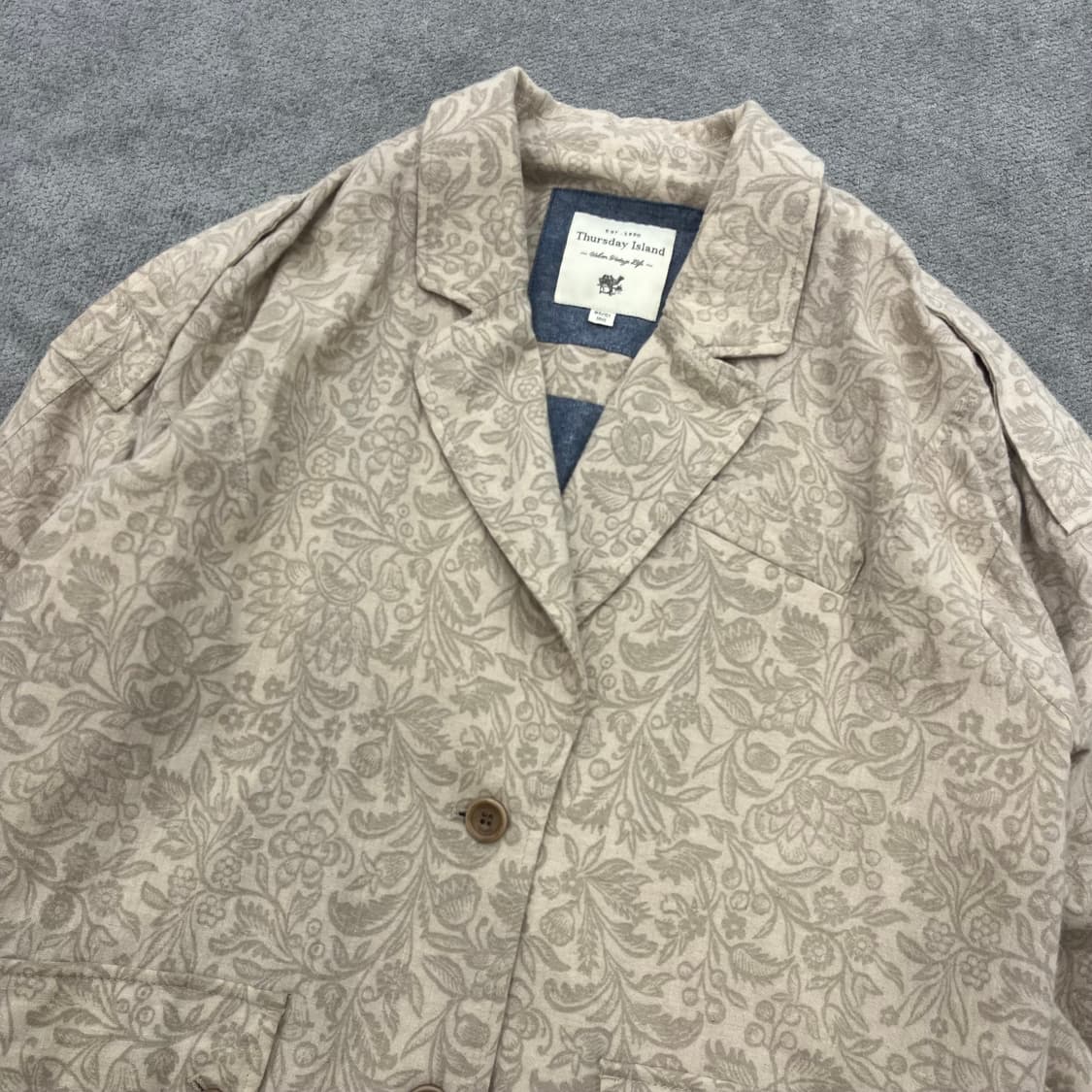 S Thursday Island 플라워 패턴 자켓 상품이미지2