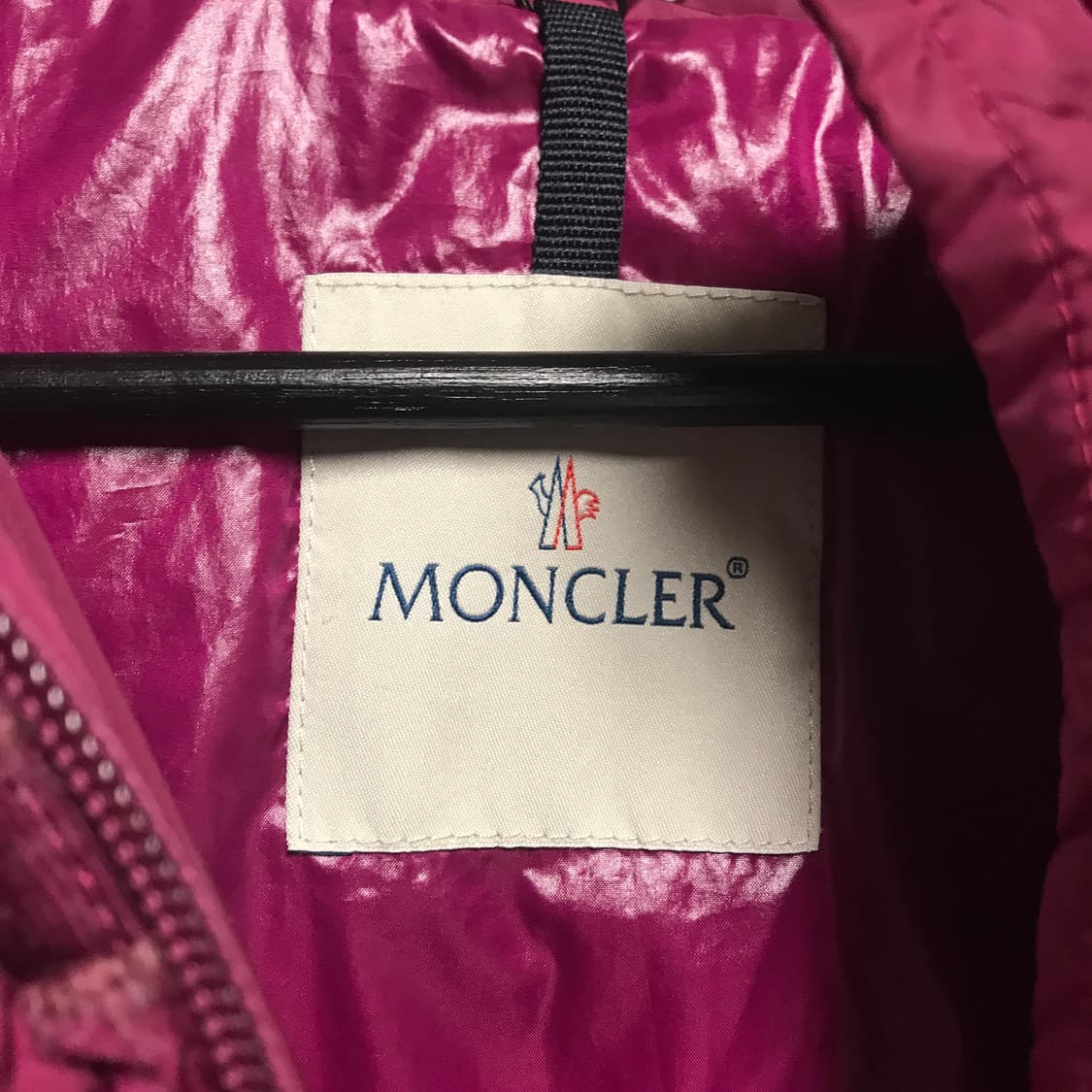 몽클레어 패딩 버건디 10(W) 상품이미지5