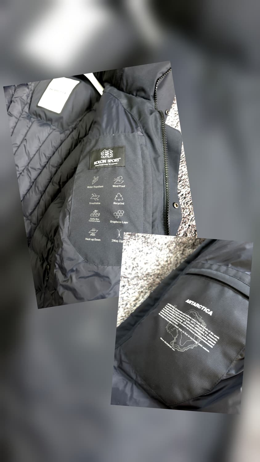 24-25)코오롱 안타티카 여성 105호 롱패딩 스포츠 다운 자켓 상품이미지6