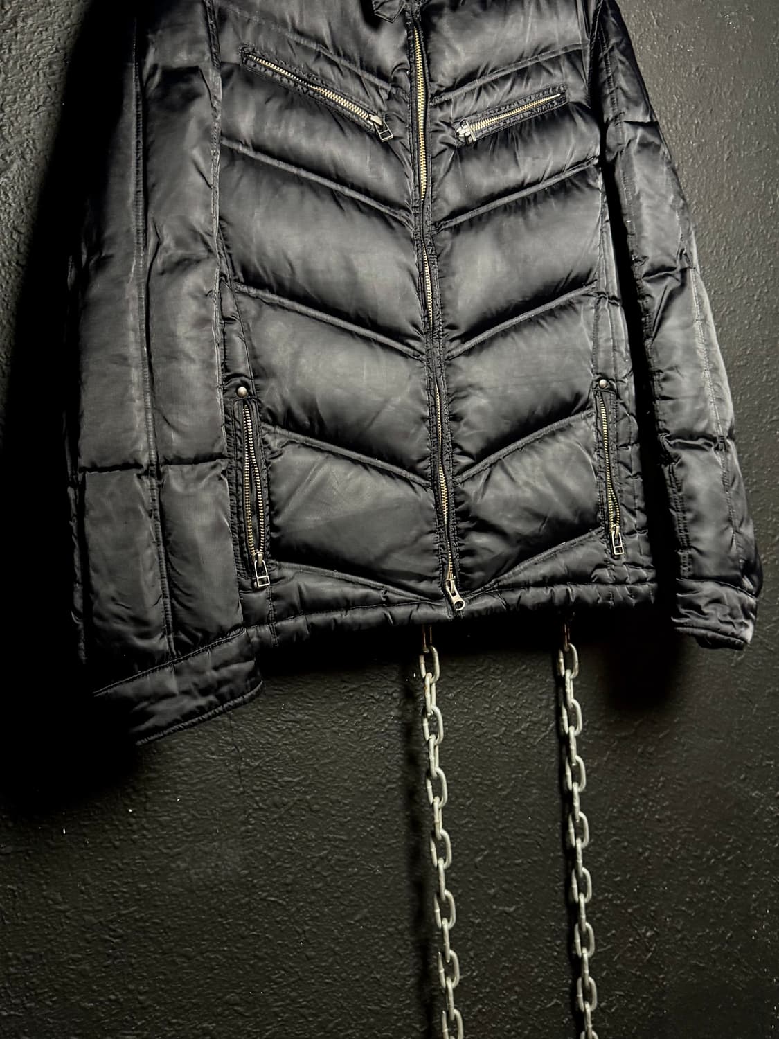 MICHEL KLEIN – Black Down Jacket  1981년  상품이미지5
