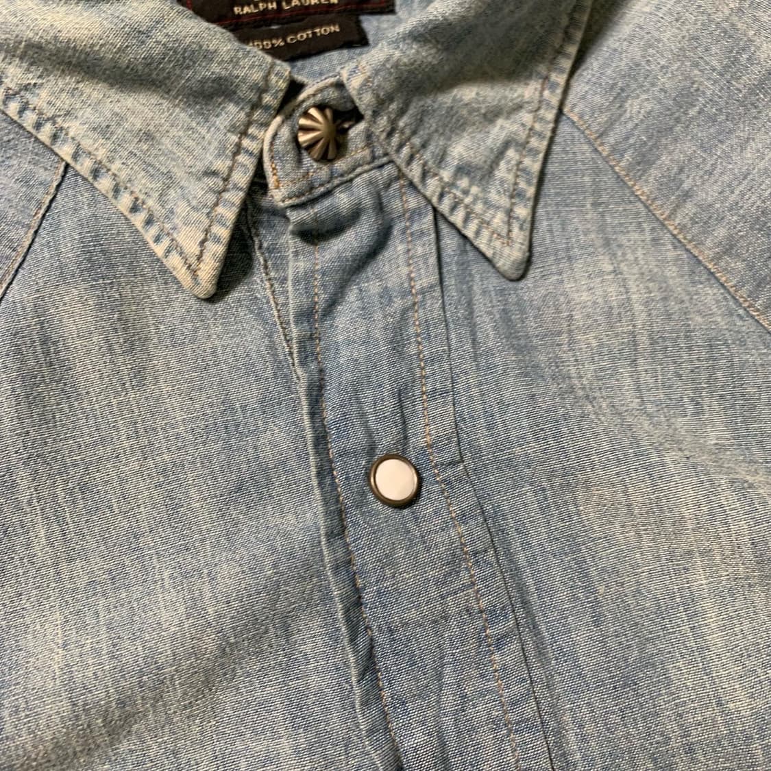 [XL] RRL 더블알엘 데님 웨스턴 셔츠 상품이미지5