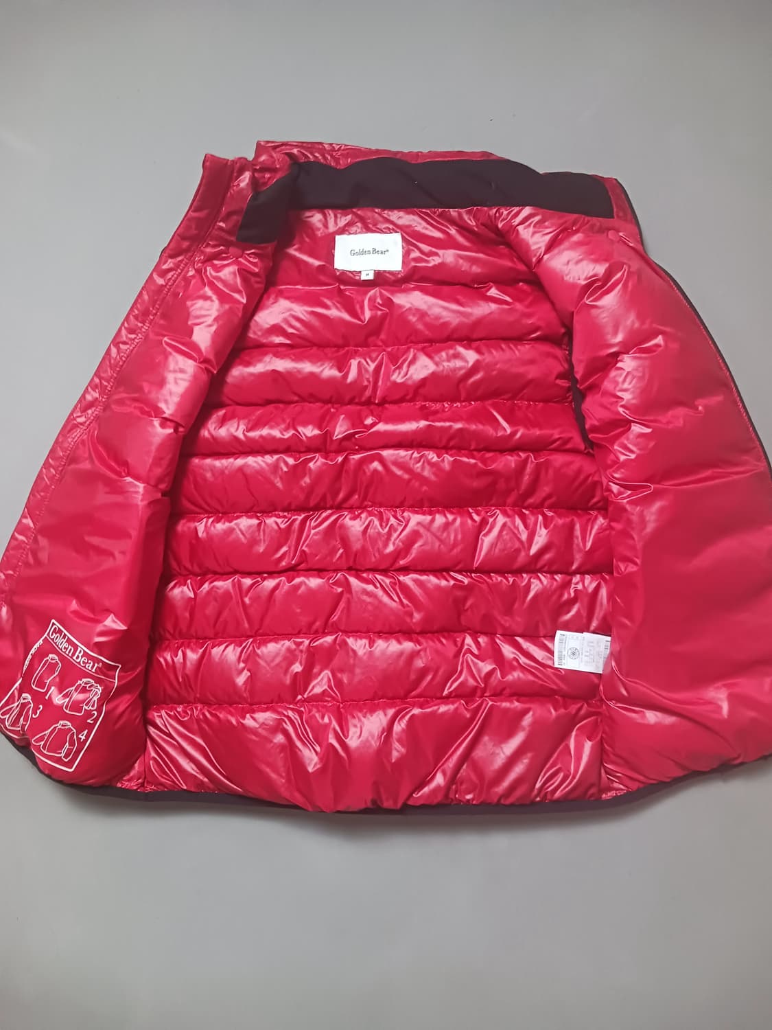 [100] 골든베어 골프 투웨이 다운 베스트 바람막이 자켓 코오롱 상품이미지8