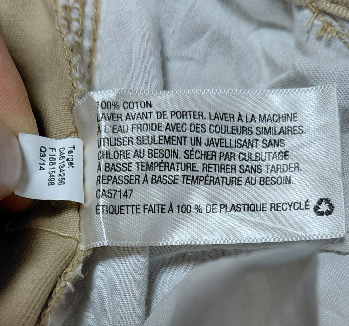 Cherokee 체로키 면 100% 카고 팬츠 (사이즈 29) 무료배송 상품이미지5