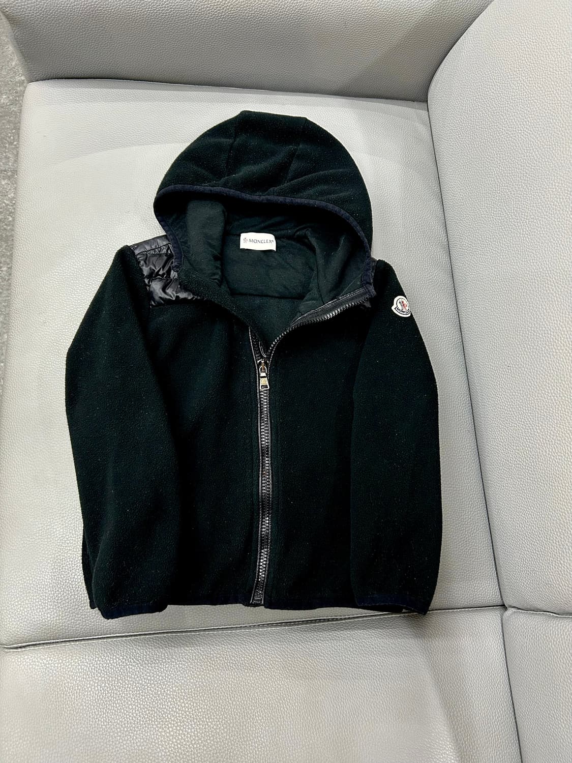 몽 클 레 어 키즈 기모 어깨패딩 후드집업(5세) 상품이미지2