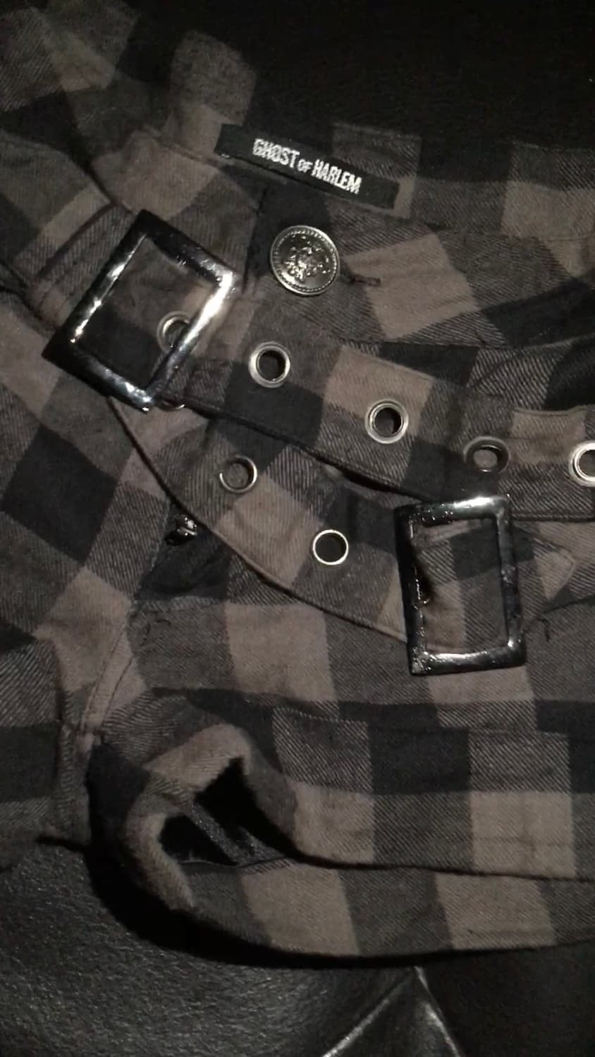 고스트 오브 할렘 파우닝 133 체크 팬츠 상품이미지2