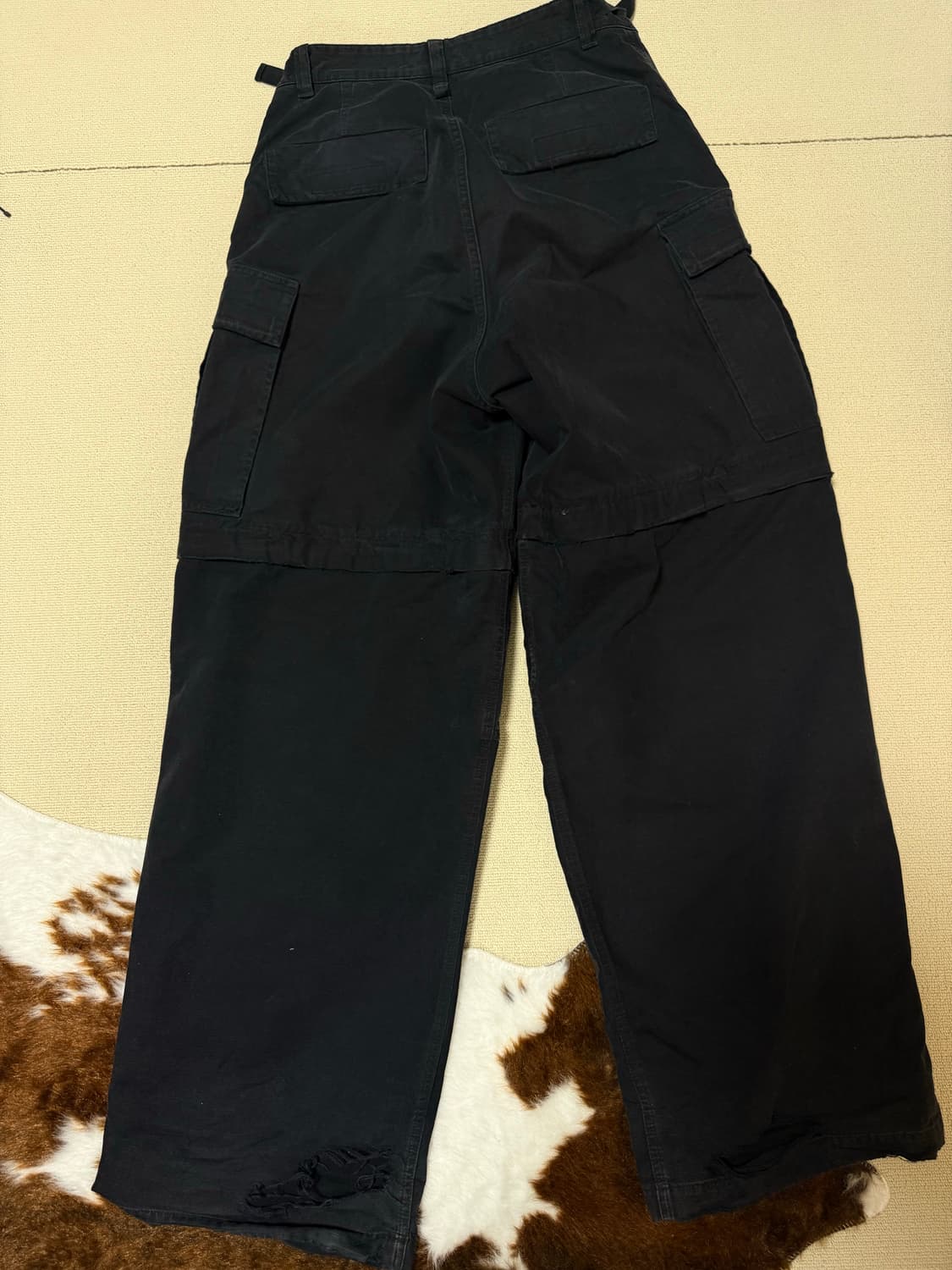 발렌시아가 디스트로이드 립스탑 카고 상품이미지2