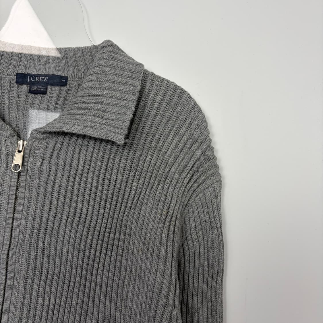 제이크루 카라 니트 집업 가디건 상품이미지4