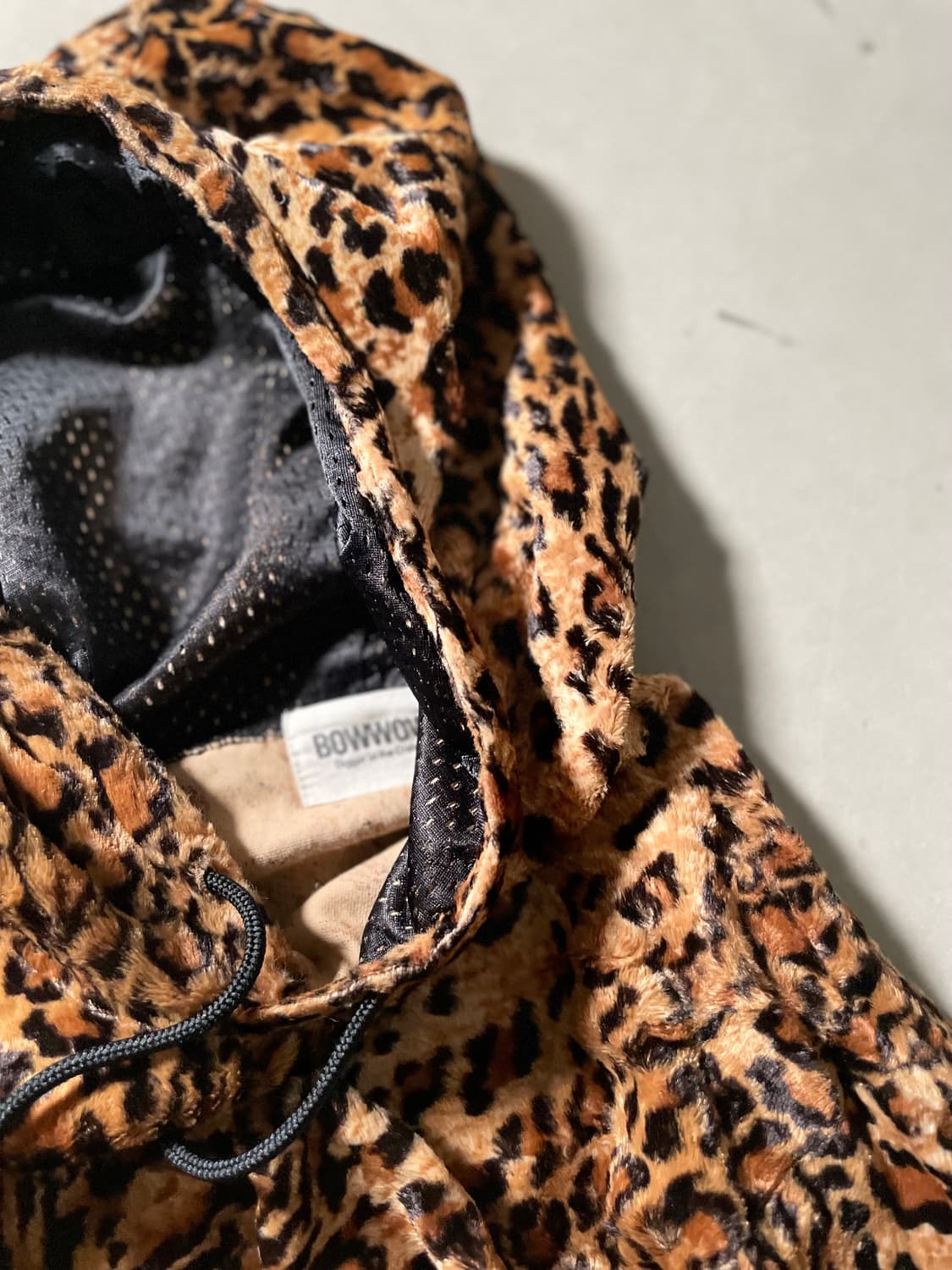 바우와우 Leopard Fleece Hoodie 상품이미지2