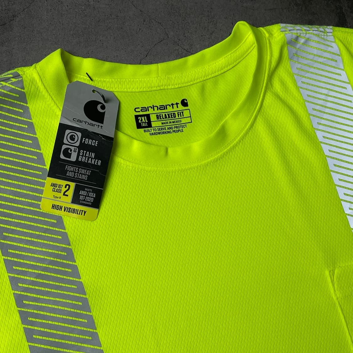 CARHARTT 데드스탁 칼하트 리플렉티브 워크 반팔티셔츠 A01109 상품이미지2