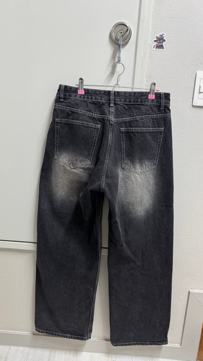 랜덤오프 웨이브 워싱진 (로우라이즈 팬츠) M 상품이미지4