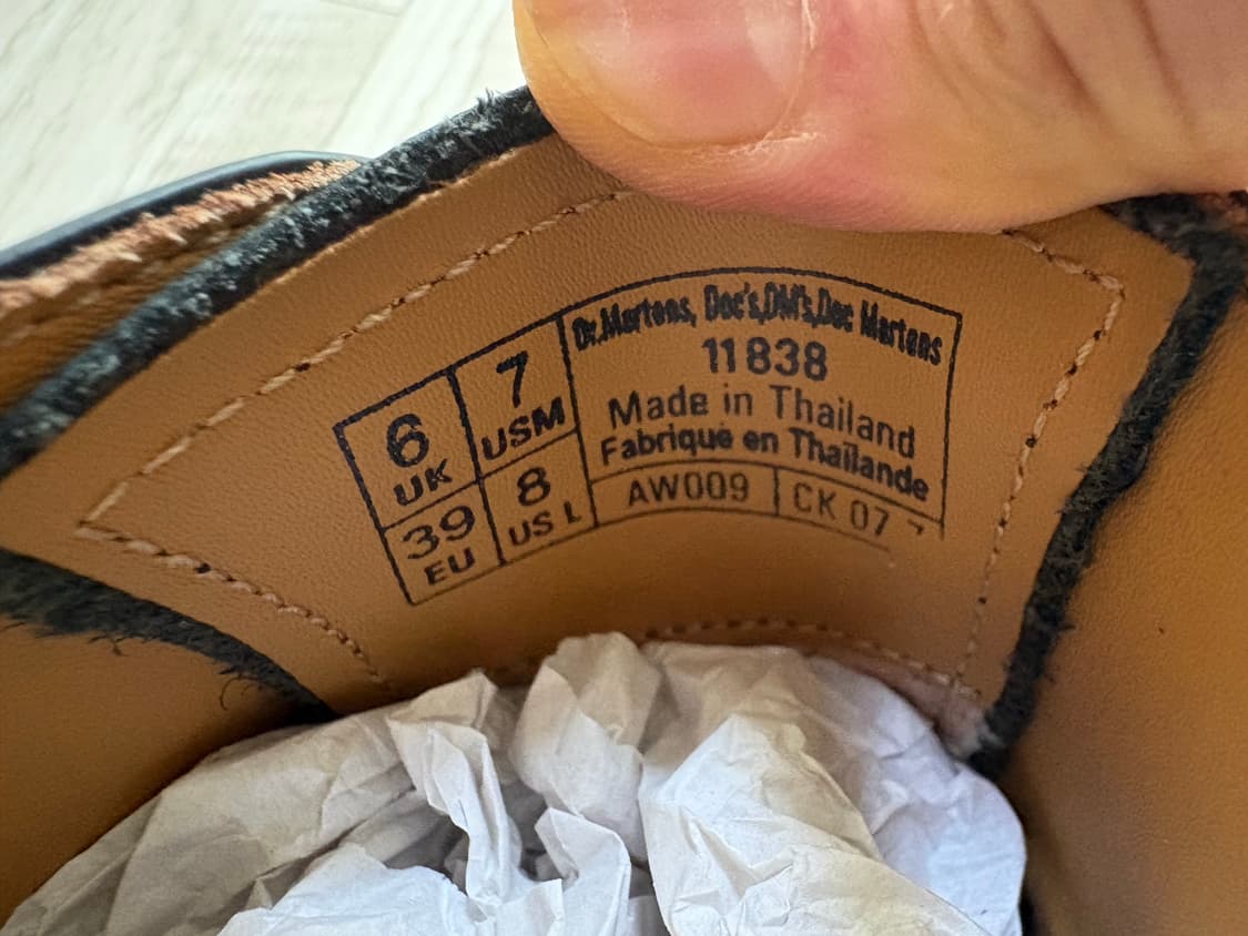 닥터마틴 1461 3홀 스무스 250 상품이미지7