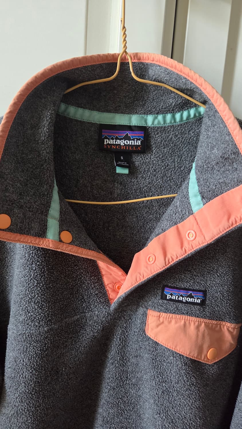 파타고니아 여성 신칠라 풀오버 스웨터 니켈 피치색상 s 상품이미지4