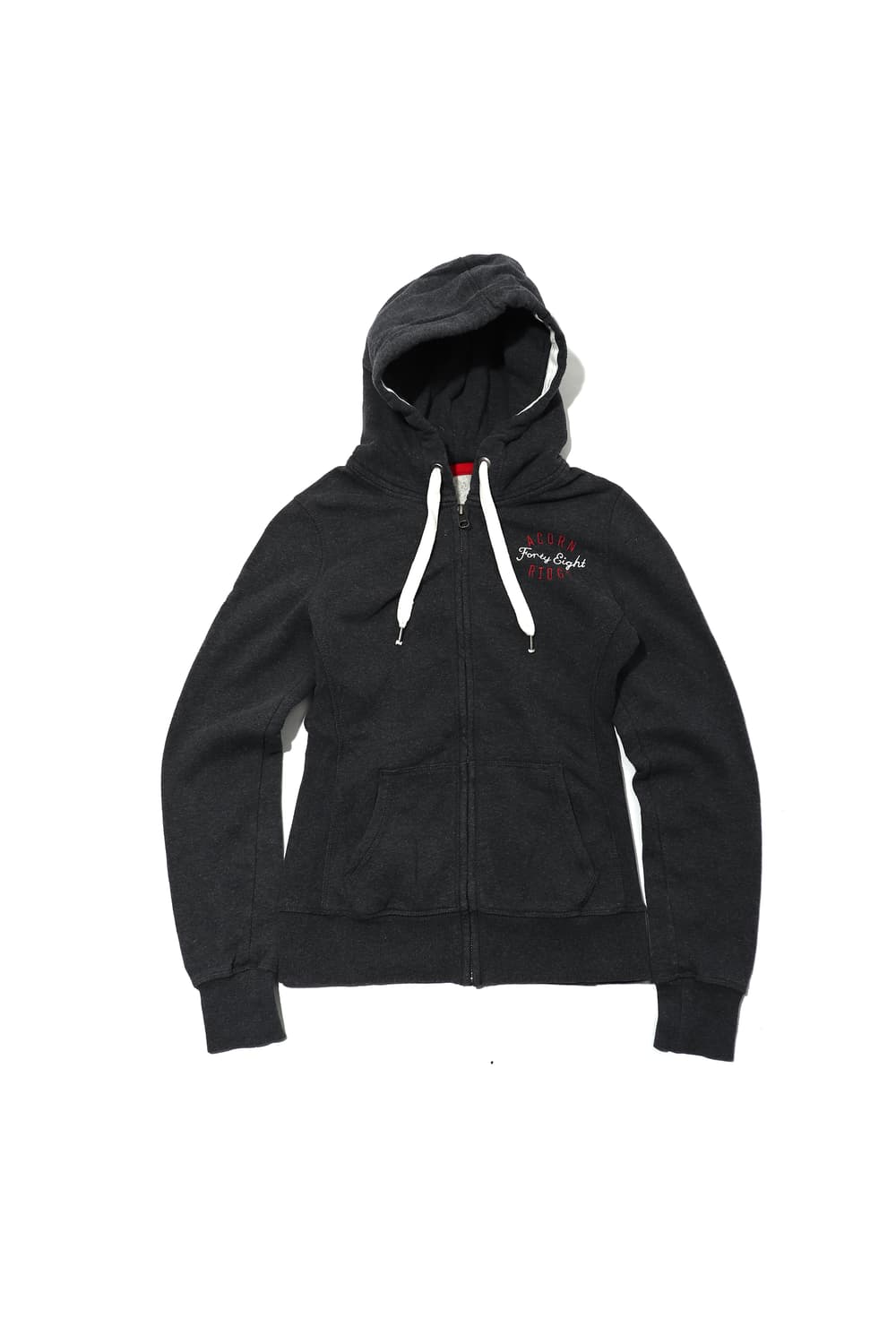 H&M 딱붙핏 차콜 후드집업 women S 상품이미지1