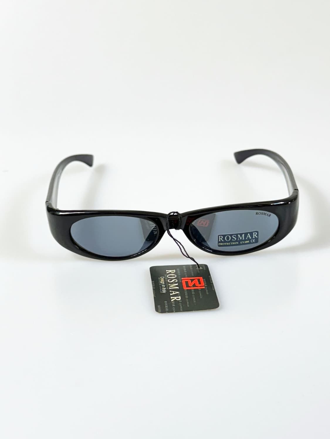 90s ROSMAR 블랙 랩어라운드 프레임 빈티지 선글라스 상품이미지2