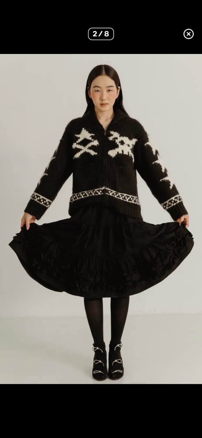 플리즈 프로젝트 니트 치마 상품이미지1