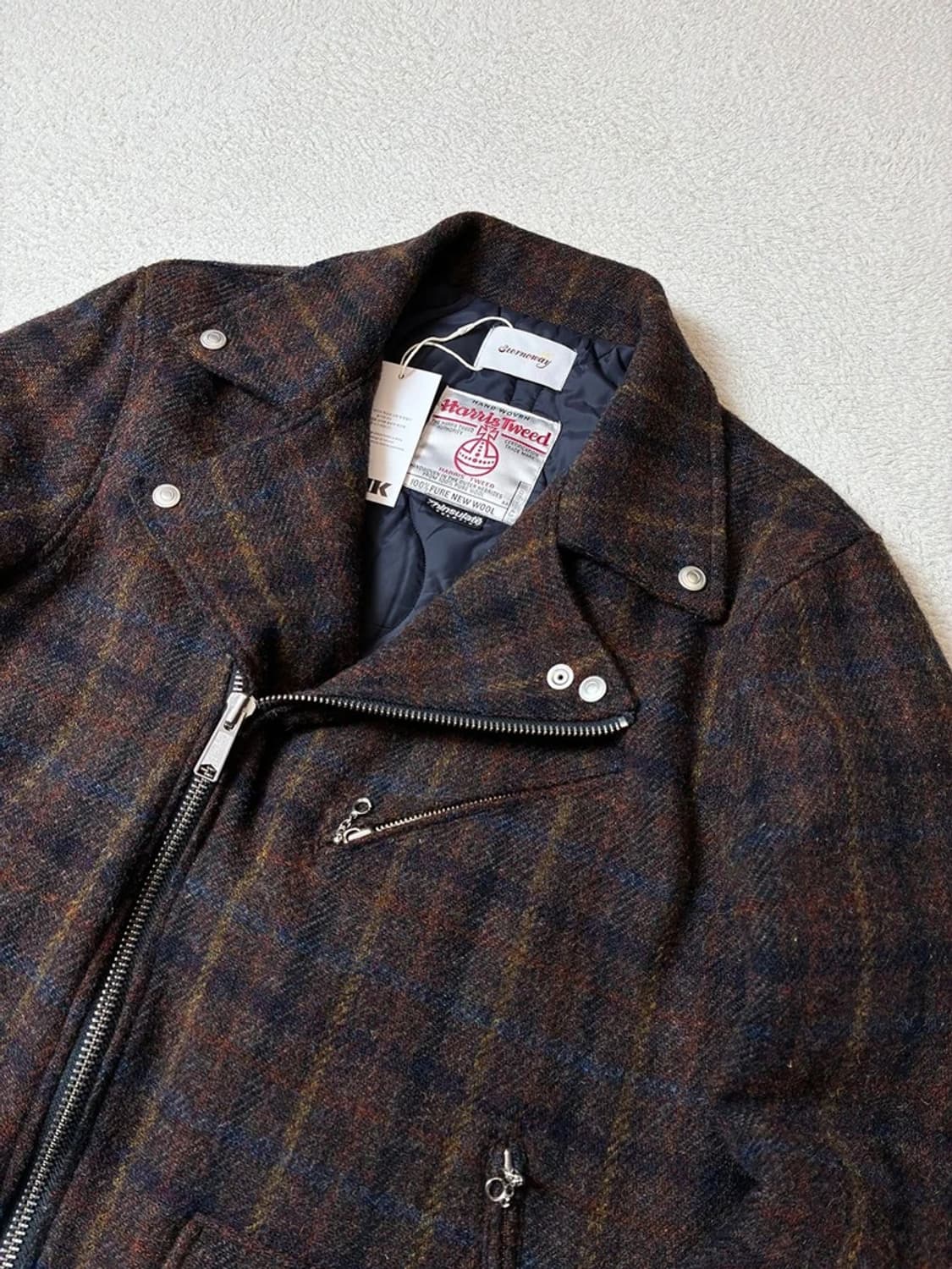클로모르 스토너웨이 x 해리스트위드 울 라이더 자켓 PN8034 상품이미지2