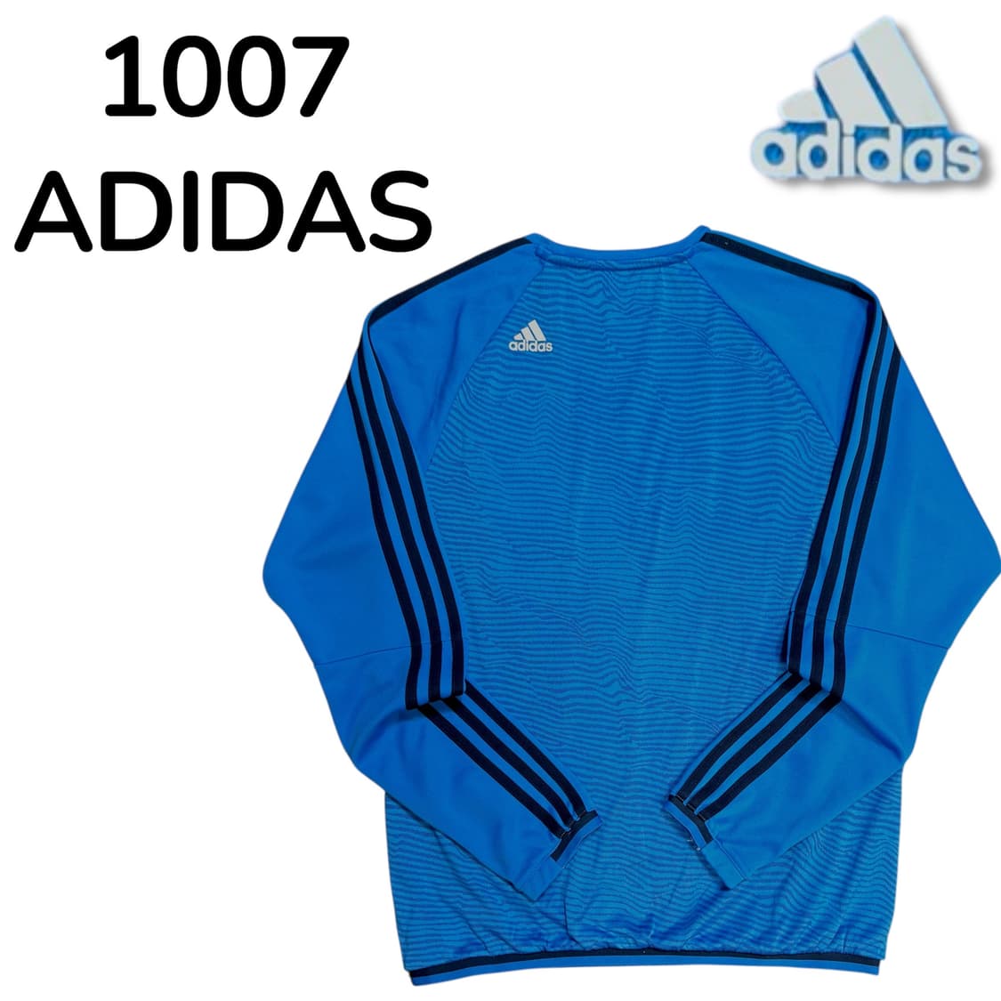 아디다스 챔피언스 리그 레알마드리드 축구 롱슬리브 블루 100 상품이미지4