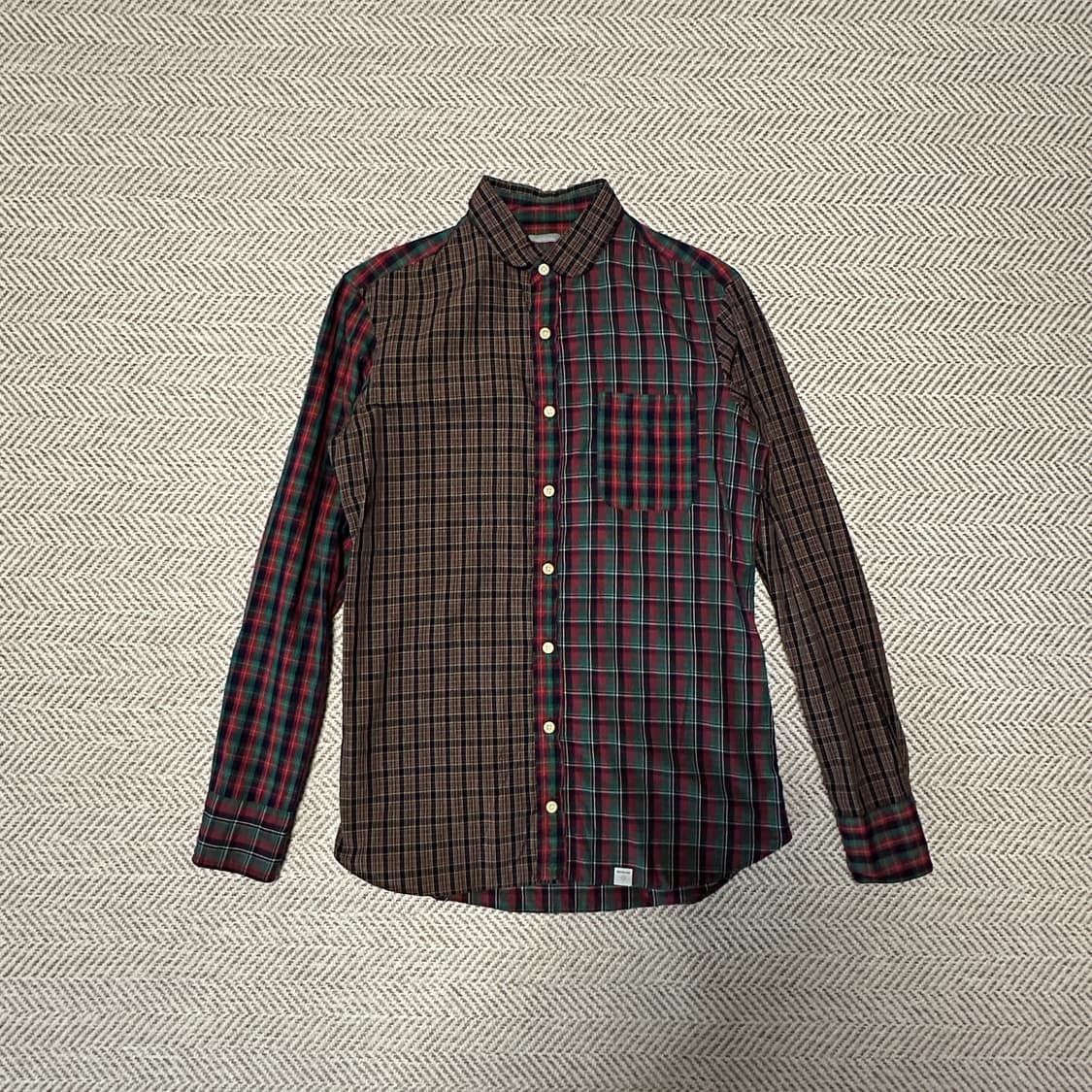 KOLOR BEACON japan made multicheck shirt 상품이미지1