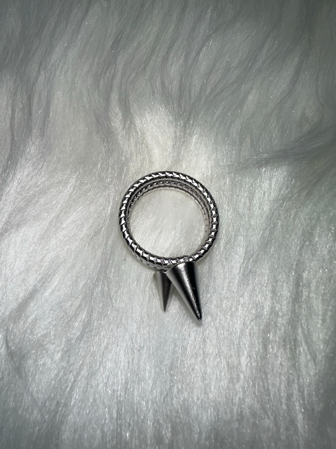 고스펑크 징 스프링 반지 상품이미지2