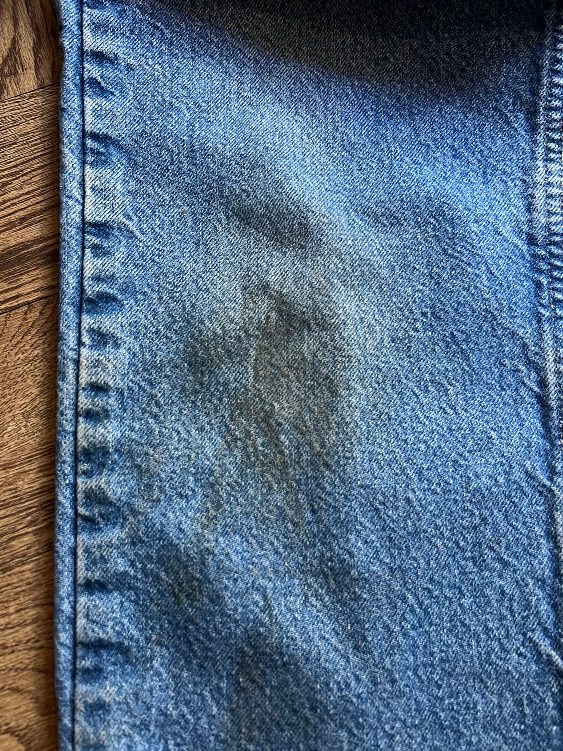 [30]칼하트 USA 체크 라이닝 빈티지 워싱 워크 데님 팬츠 상품이미지5