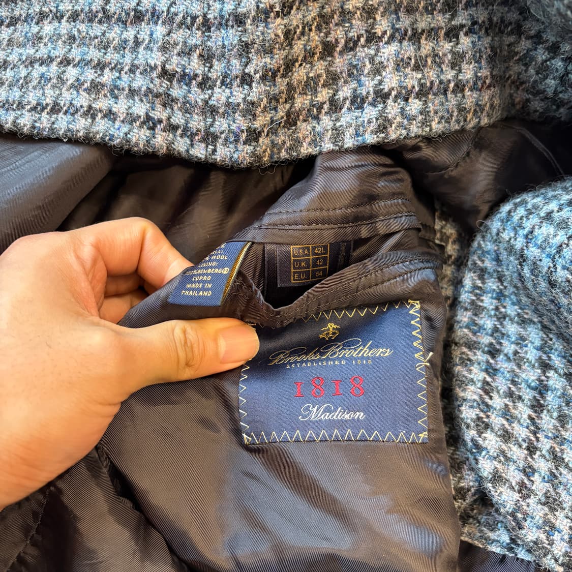 빈티지 해리스트위드 울 자켓 상품이미지7