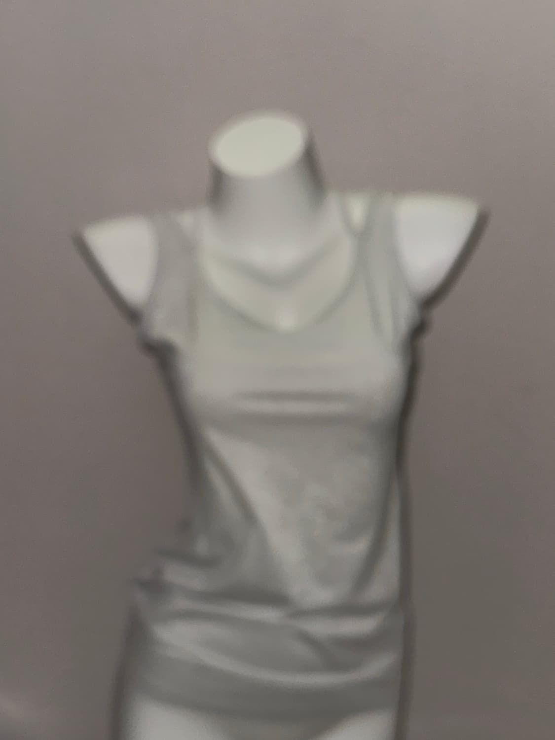 빈티지 그레이 글리터 레이어드디자인 슬리브리스 상품이미지2