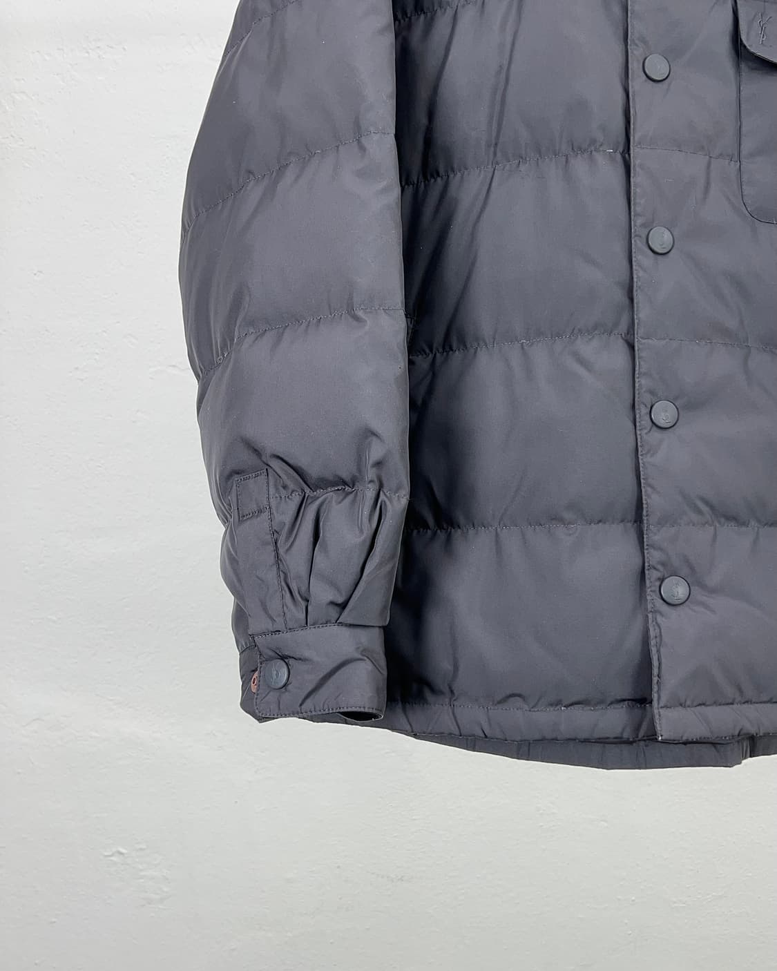 이브 생로랑 뿌르 옴므 차콜 그레이 패디드 셔츠 다운 자켓 상품이미지4