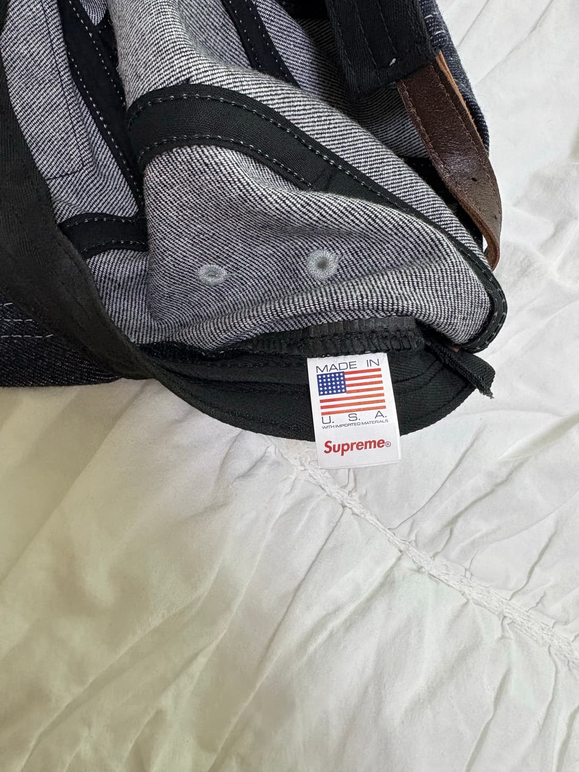 슈프림 울 캠프캡 데님 - 24FW 상품이미지4