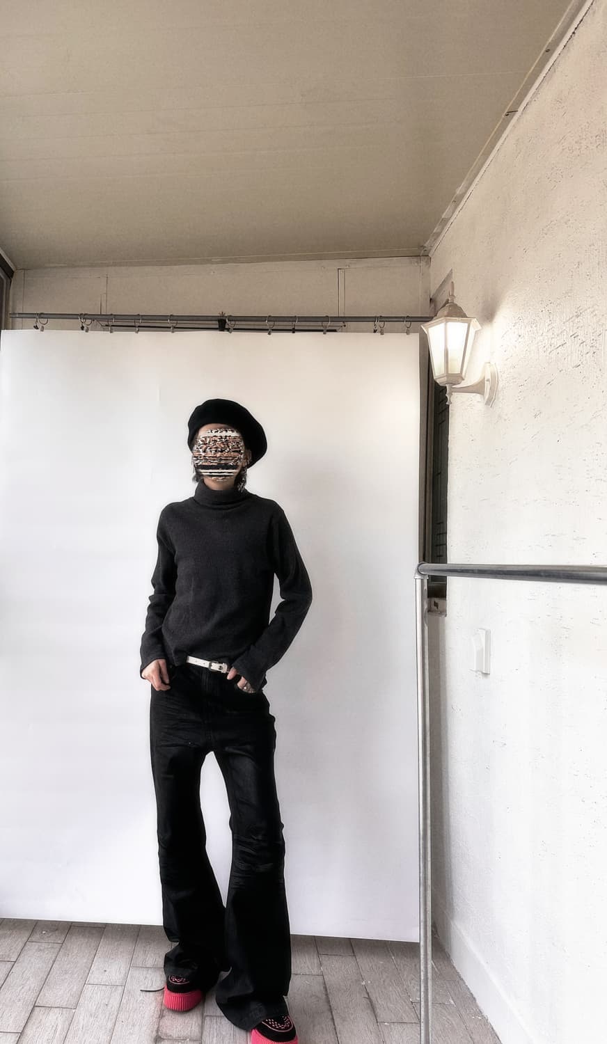 harley davidson grey turtleneck knit 상품이미지2