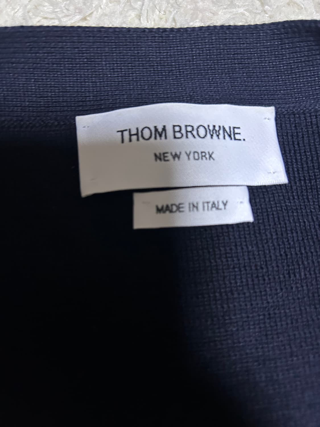 [3size/새상품급] 톰브라운 밀라노스티치 금장 가디건 상품이미지2