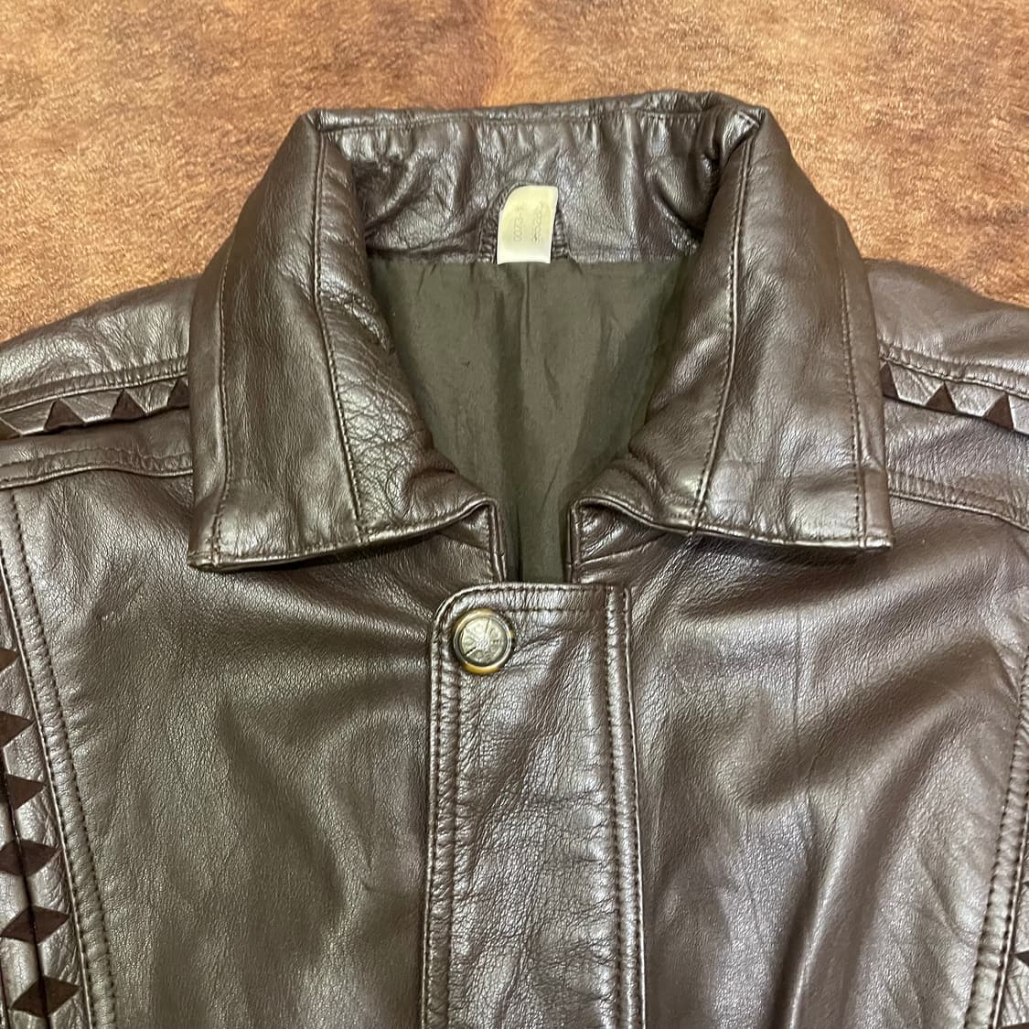 90's vintage leather jacket 상품이미지2