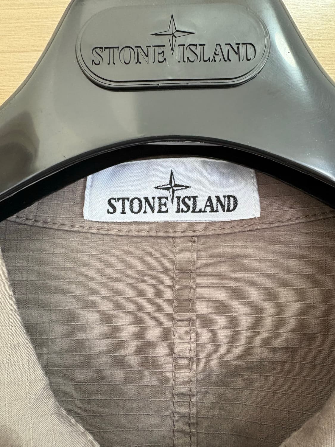 스톤 아일랜드 코튼 오버셔츠 다크 그레이 L 상품이미지3