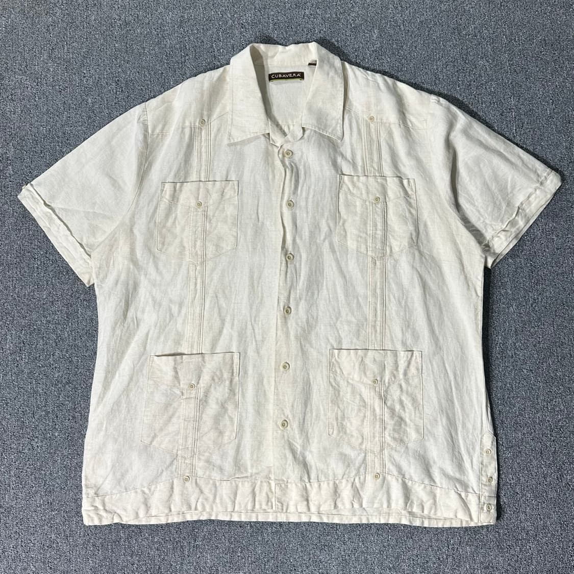 하바나 하프셔츠 베이지 (XL/old-7593) 상품이미지1