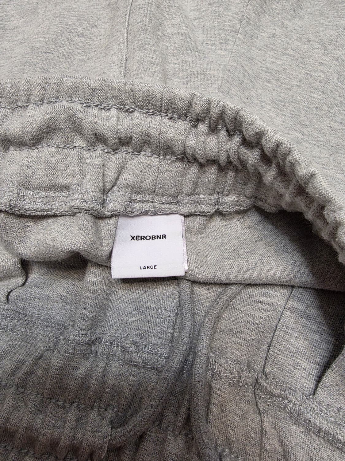 무신사구매)제로 XEROBNR 회색 스웻팬츠 L 상품이미지7