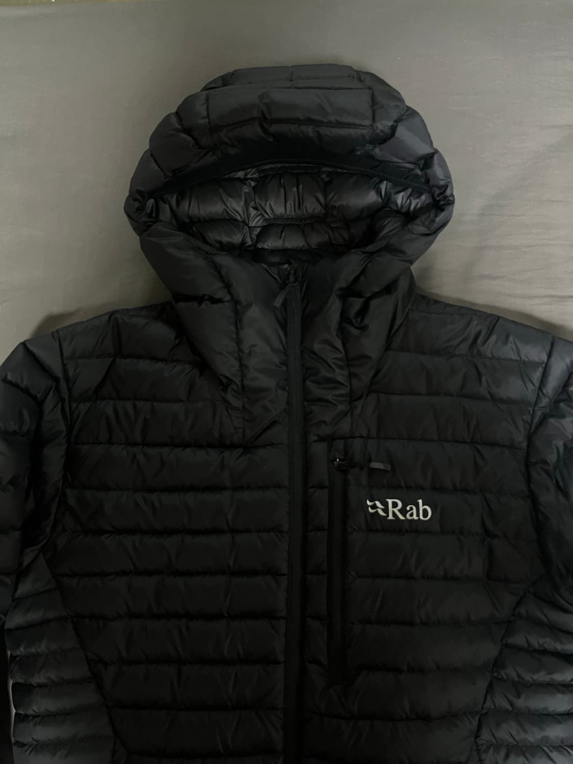 랩 마이크로라이트 알파인 다운 자켓 블랙 상품이미지1