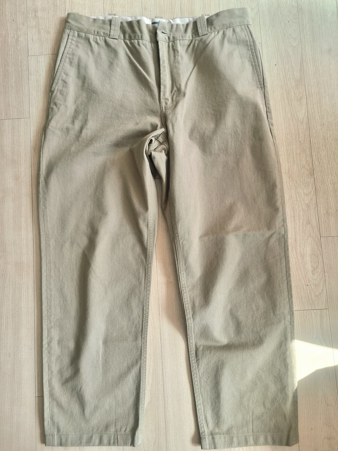 데밀 LOT.032 치노 트라우저 카키 34사이즈 상품이미지1