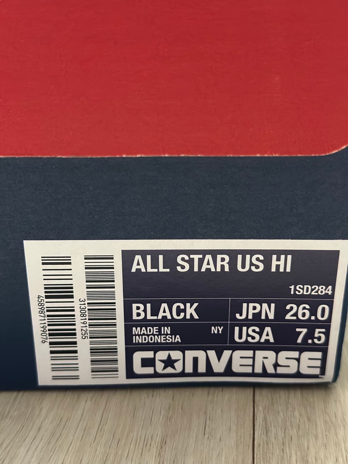 컨버스 재팬 올스타 US ORIGINATOR 하이 260 블랙 상품이미지5