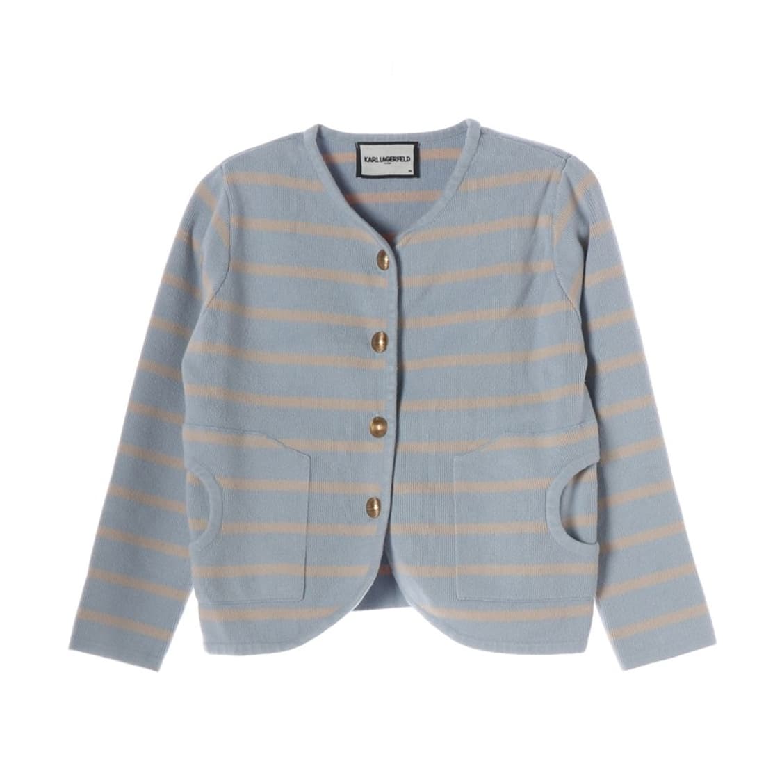 칼라거펠트 파리스 스트라이프 니트 가디건 66 상품이미지1