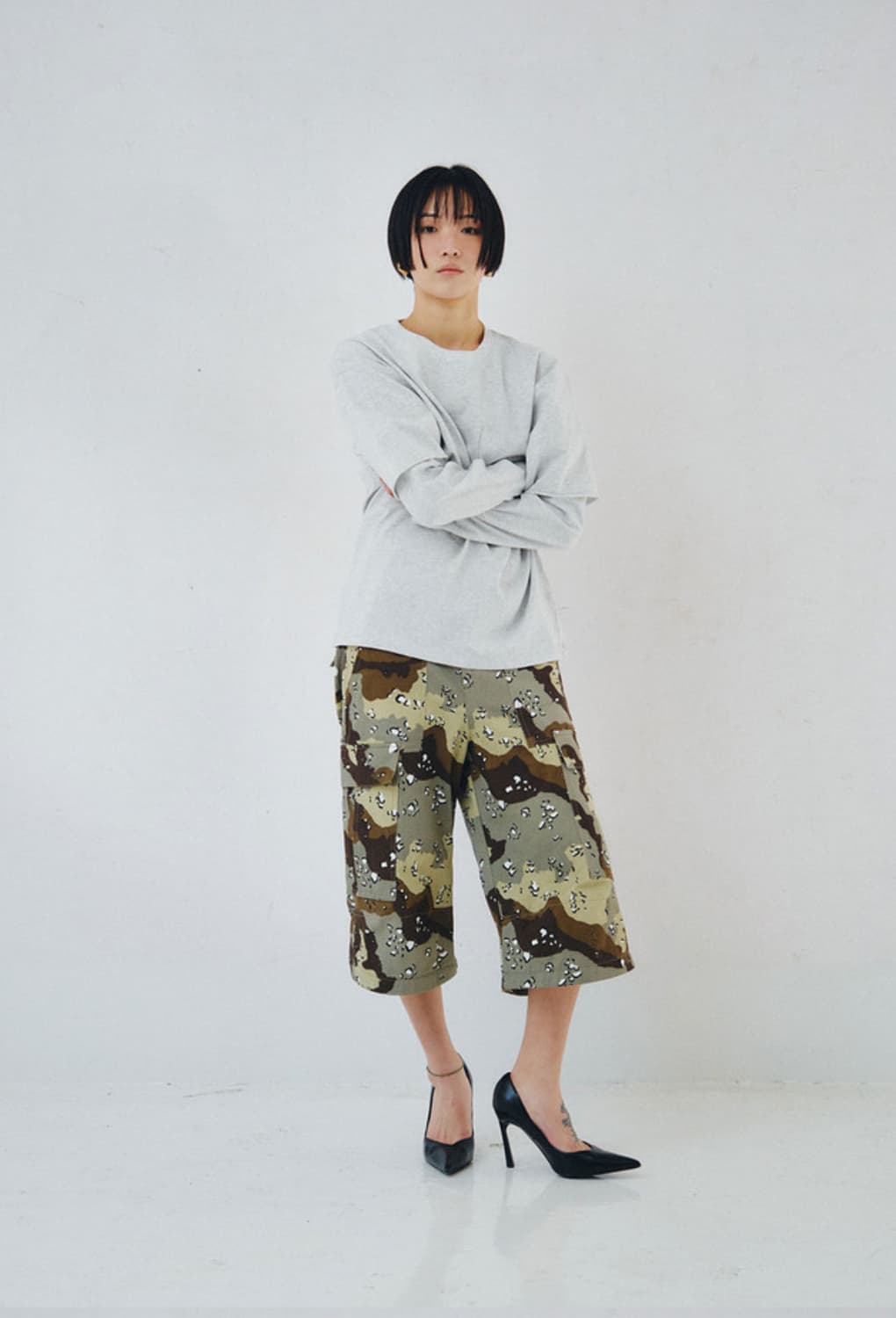 플리즈프로젝트 컨버터블 팬츠 카모 상품이미지3