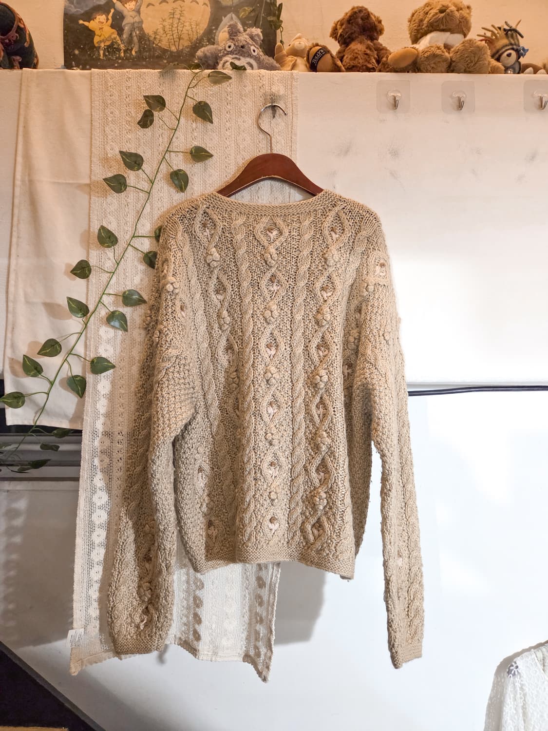 꽃자수 폼폼이 가디건 상품이미지5