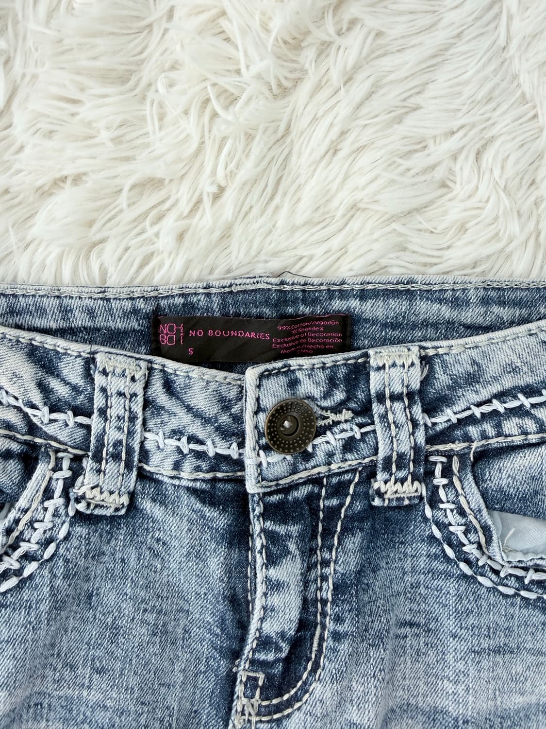 로우라이즈 데님 미니SK 상품이미지4