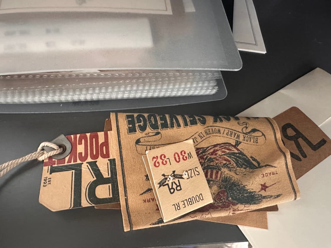 rrl 블랙온블랙 블온블 30/32 상품이미지10