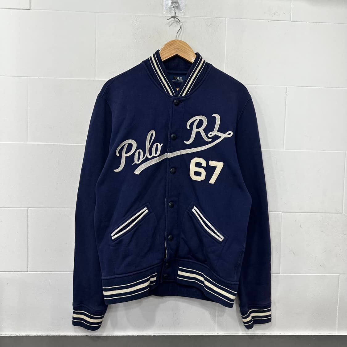 폴로랄포르렌 베이스볼 바시티자켓 상품이미지1