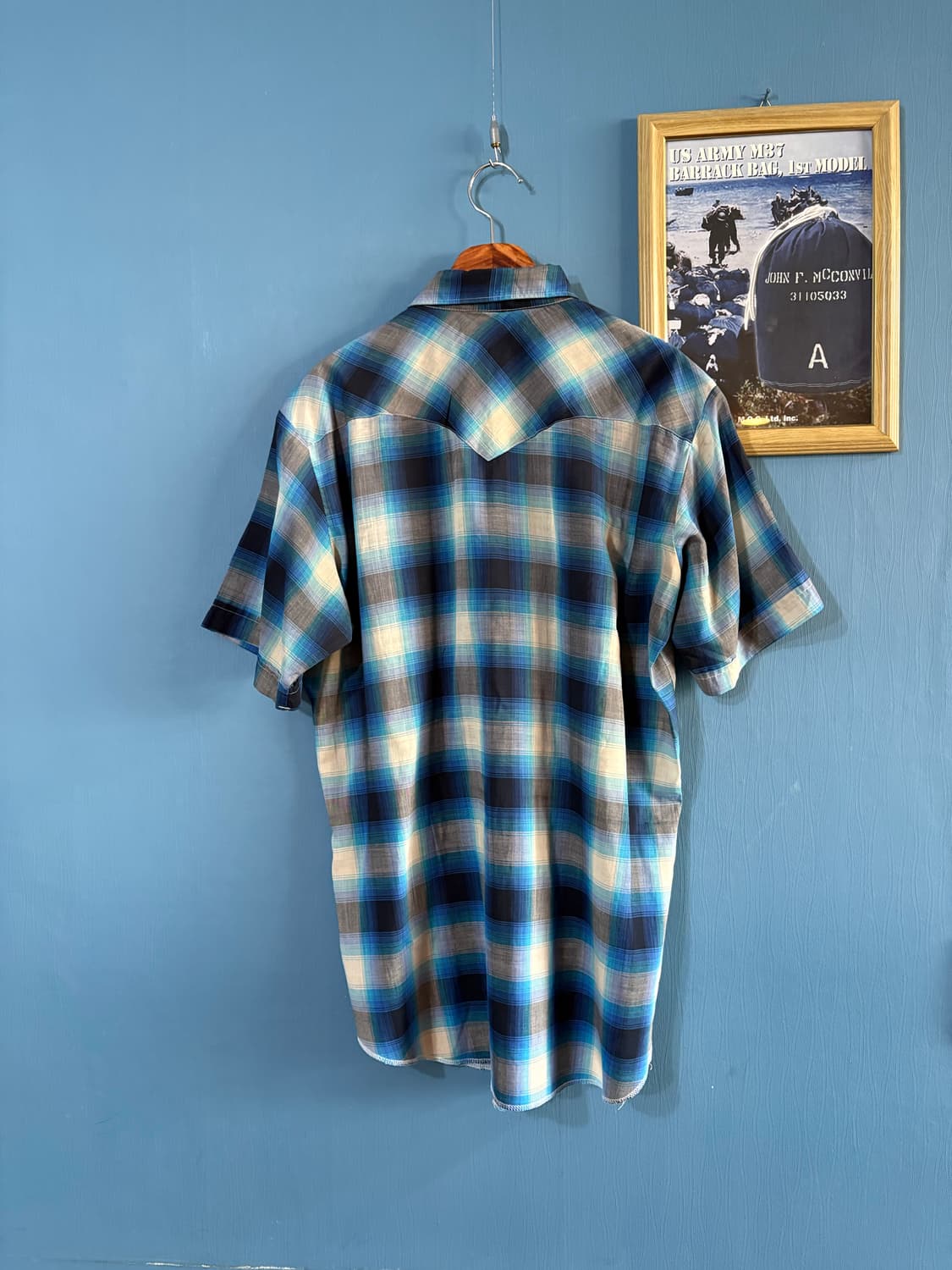 70’s H bar C Western Half Shirt.  상품이미지9