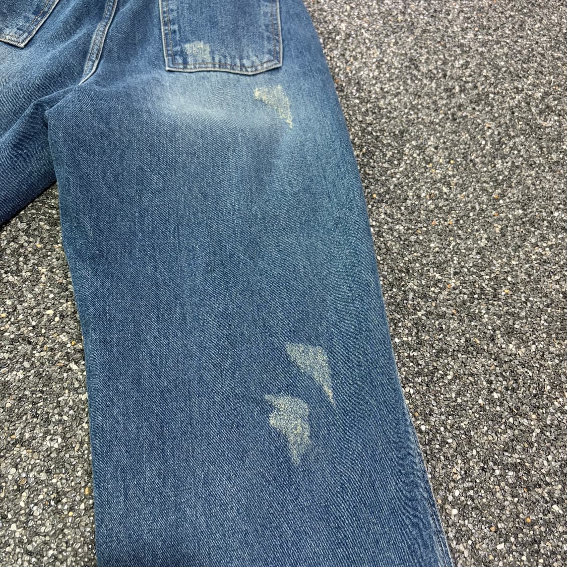 파르티멘토 데미지 와이드 데님 팬츠 B4102 상품이미지8