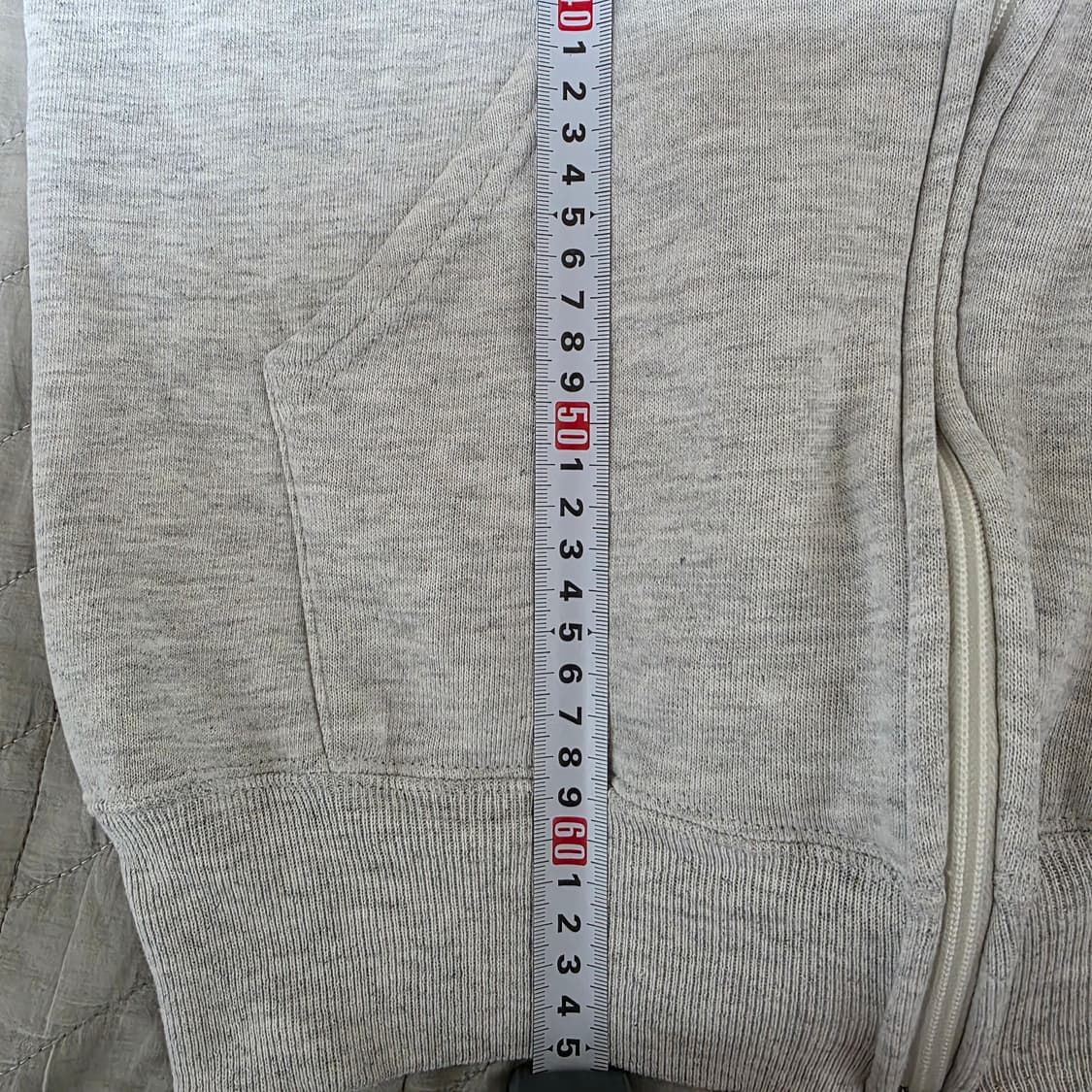 [M] 90s USA 러셀 애슬레틱 후드집업 라이트 그레이 ver. 굿 상품이미지8