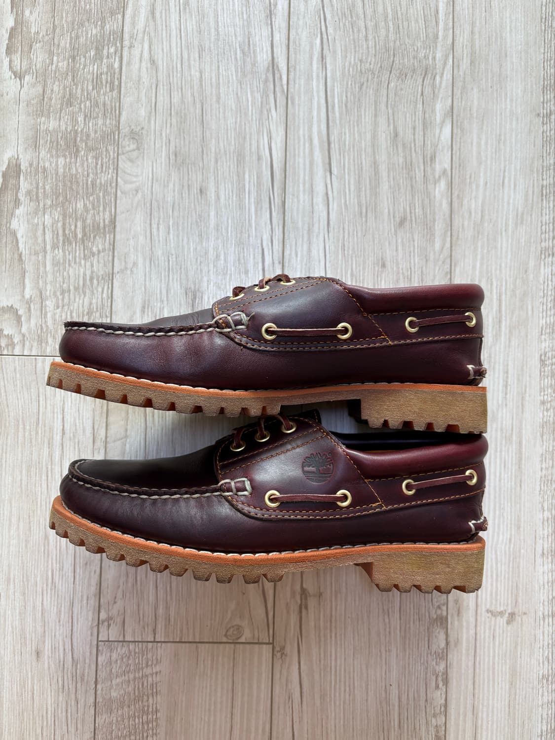 팀버랜드 보트슈즈 버건디 265 상품이미지2