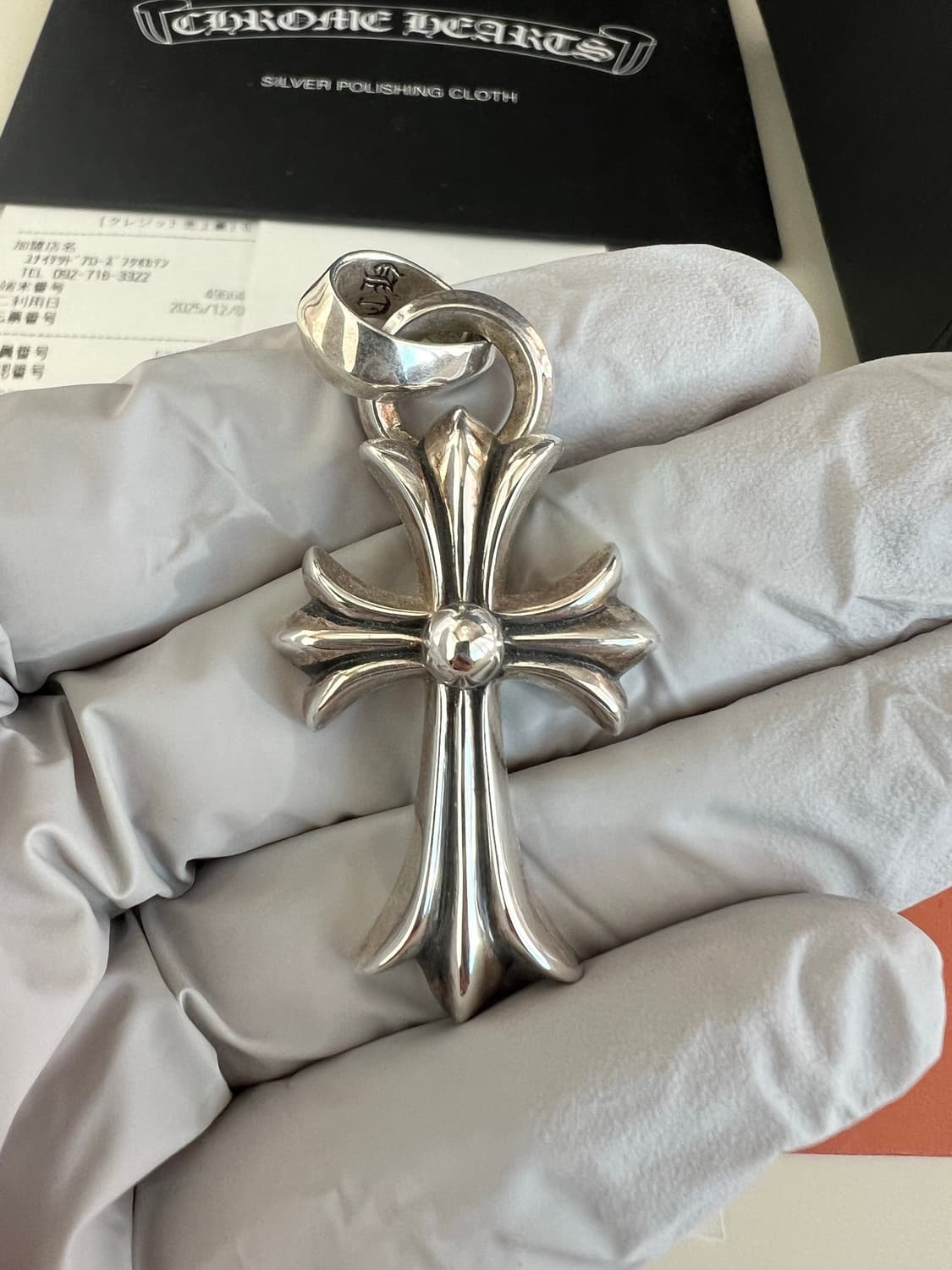 크롬하츠 스몰 크로스 위드 베일 상품이미지2